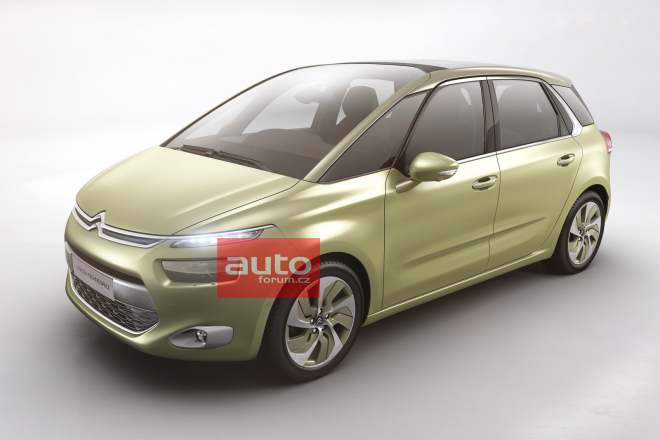 Citroën C4 Picasso II 2013: unikly oficiální fotky, zatím je to koncept Technospace