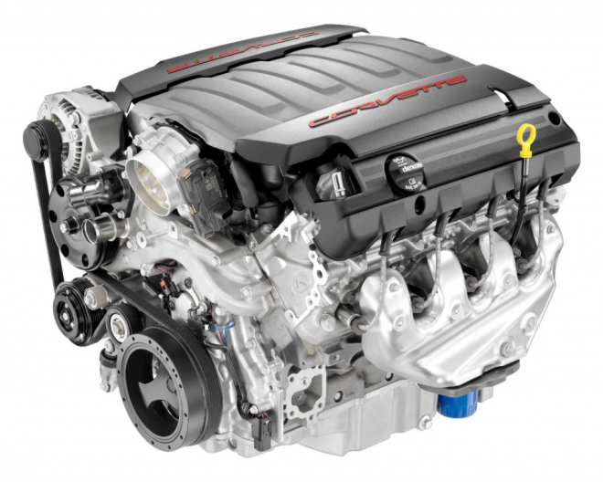 Motor Chevrolet Corvette C7 v detailech: osmiválec 6,2 LT1 má přes 450 koní