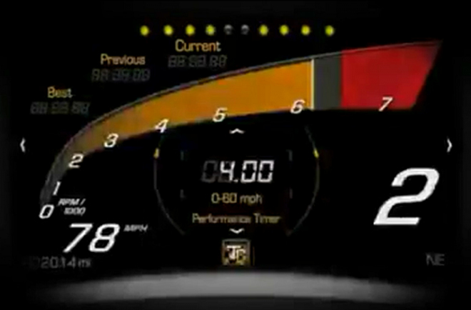 Nová Corvette C7 Stingray předvádí možnosti své variabilní přístrojové desky (video)