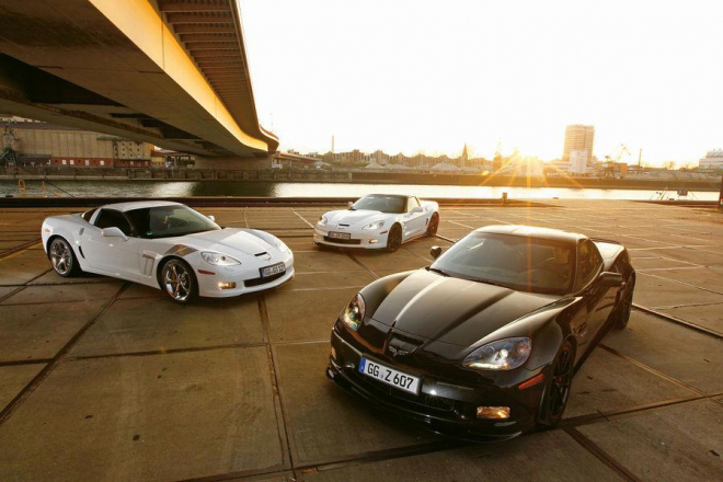 Chevrolet Corvette ZR1, Z06 a C6 Grand Sport s úžasnými časy na okruhu v Hockenheimu (video)