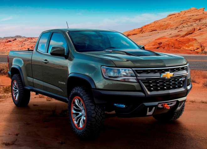 Chevrolet Colorado ZR2 Concept: nový diesel a více schopností v terénu