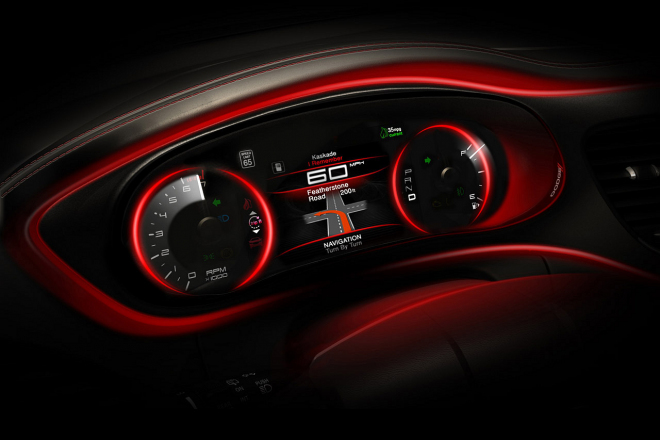 Dodge Dart 2012: také interiér zavoní po Itálii (další foto)