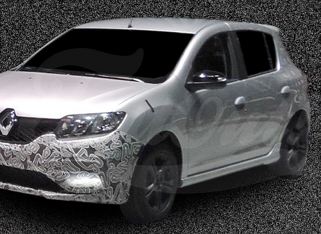 Dacia Sandero RS téměř odhalena špionáží, vážit nebude ani 1 100 kg
