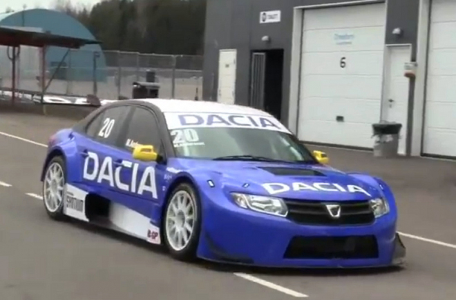 Dacia Logan STCC: podívejte se na 400koňový Logan v akci, stovku udělá za 3 sekundy (video)