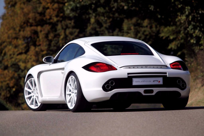 DelaVilla R1: Porsche Cayman ve stylu Carrery GT