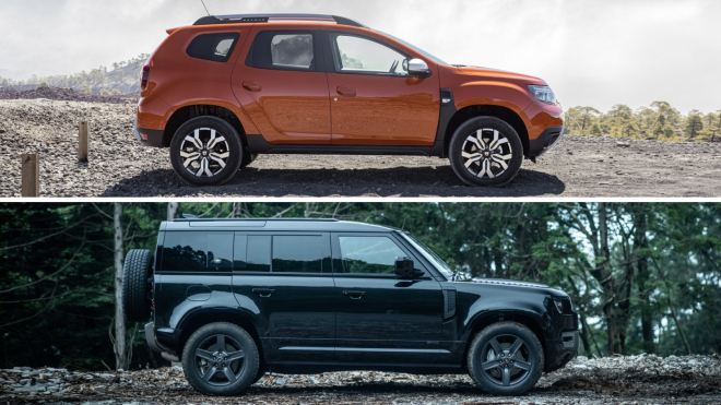 300koňový luxusní off-road vyzval na souboj v terénu nuznou Dacii Duster, neměl to dělat