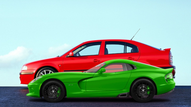 Dodge Viper není takové monstrum, jak se zdá. Těchto 10 aut je překvapivě větších
