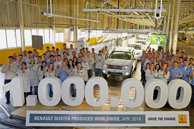 Dacia Duster je k nezastavení, slaví už 1 milion vyrobených exemplářů