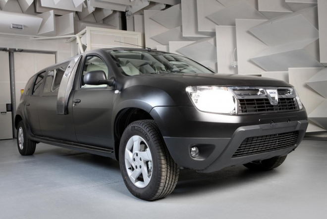 Dacia Duster jako limuzína. Je libo rumunské šampaňské?