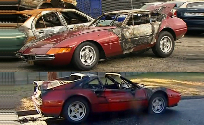 Australští barbaři ukradli a spálili dvě Ferrari, jedno s cenou 44 milionů Kč
