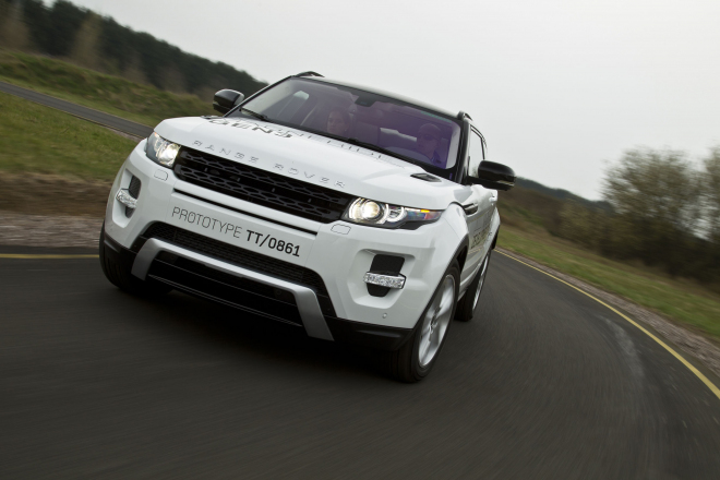 Range Rover Evoque: poprvé za volantem