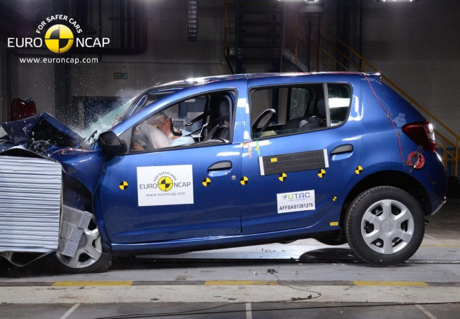Crash testy: Dacia Sandero, Renault Captur, Chevy Trax a Nissan Evalia
