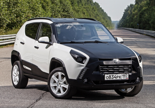 Ë-Auto Ë-crossover 2014: ruský hybrid míří do prodeje, zatím jen doma