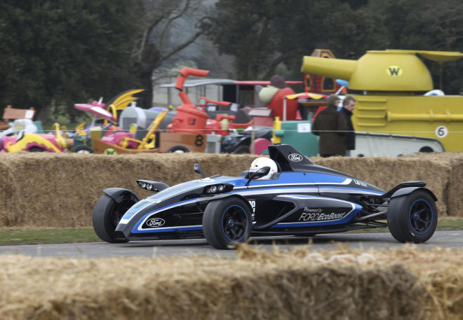 Silniční provedení tříválcové formule Ford FF1 míří do Goodwoodu