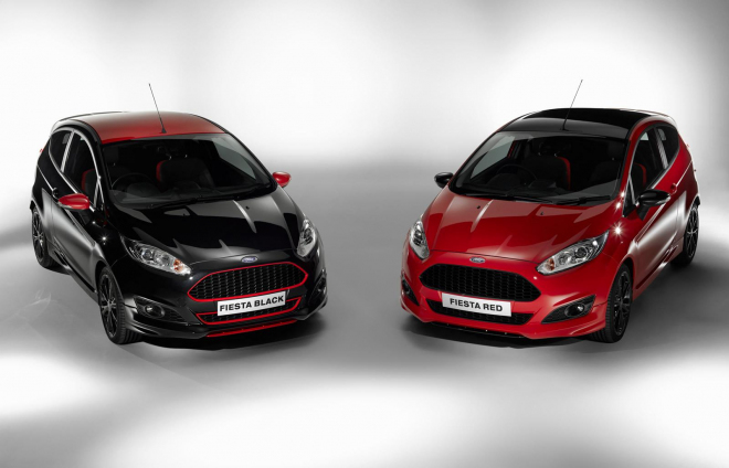 Ford Fiesta Red and Black vyráží do boje s vyšším litrovým výkonem než Veyron