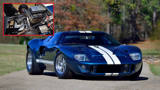 K mání je Ford GT40 z Rychle a zběsile 5, je ale „pravý” jako Paul Walker v sedmičce