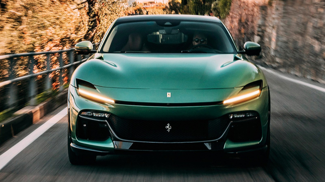 Dědic Ferrari si nechal své nové auto specifikovat po vzoru svého otce, sám dnes vypadá jako on