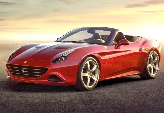 Nové Ferrari California T na první uniklé fotce ukázalo mnohem agresivnější vizáž