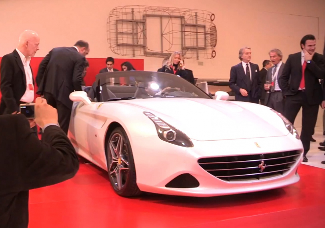 Ferrari California T 2014 se ukázalo na novém videu i v bílé, zvuk je dále záhadou