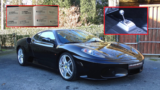 K mání je zánovní Ferrari F430 s manuálem, na ceně jen poroste