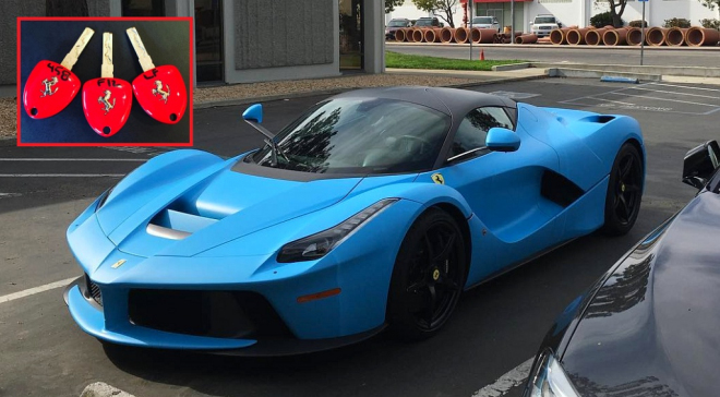 Problémy bohatých: jak rozlišit klíče k několika Ferrari, když jsou všechny stejné?