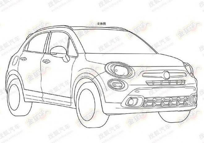 Fiat 500X: mini SUV se odhalilo na patentových snímcích, dorazí již do Ženevy?