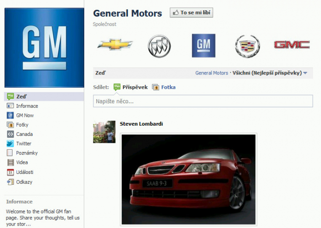 Příznivci Saabu okupují profil GM na Facebooku, situaci ale změní jen těžko