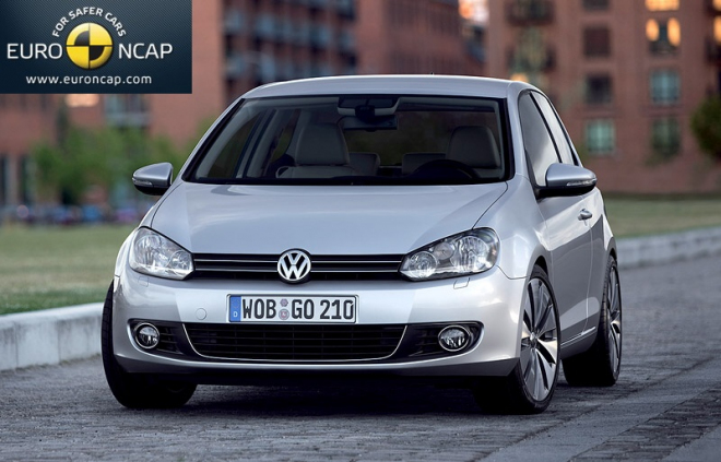 VW Golf 6: pět hvězdiček v crash testu Euro NCAP