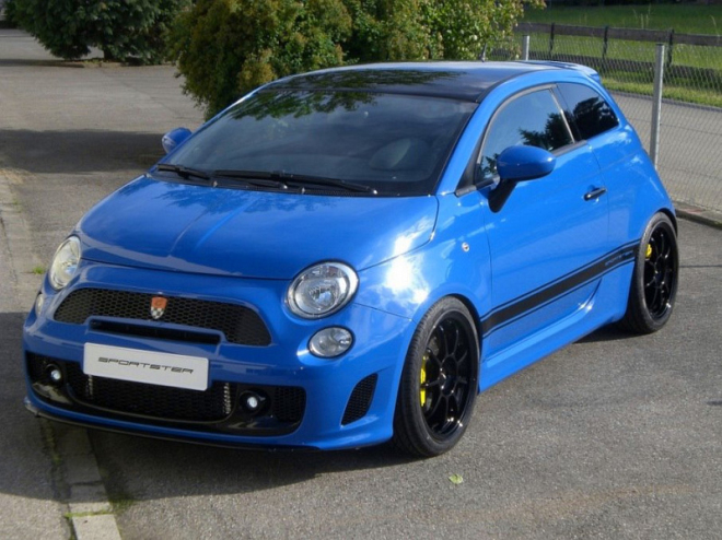 G-Tech Sportster: Fiat 500 ve stylu amerických hot rodů, s 340 koňmi