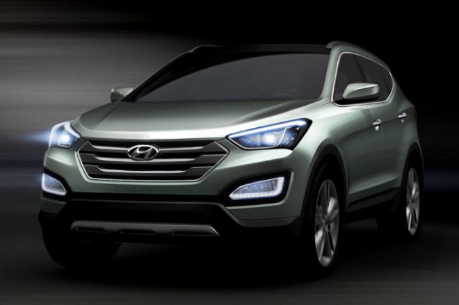 Hyundai ix45 2012: venku jsou první oficiální obrázky nového Santa Fe