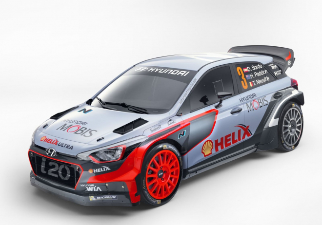 Hyundai i20 WRC 2016: nový soutěžák odhalen, chce konečně vítězit