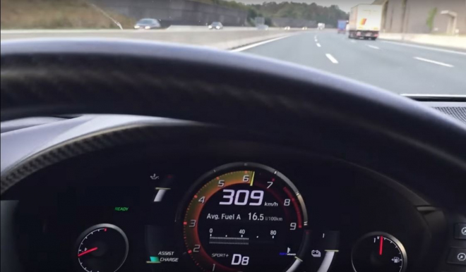 Nová Honda NSX předvedla na Autobahnu své zrychlení až na 309 km/h (video)