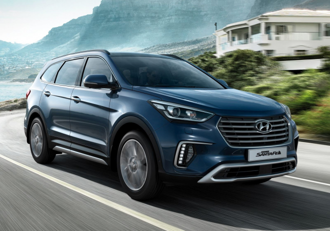 Hyundai Grand Santa Fe 2016: facelift evropské verze na pořádných fotkách
