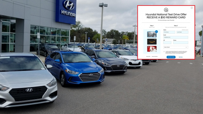 Hyundai začalo platit lidem za to, že absolvují zkušební jízdu v jeho autech