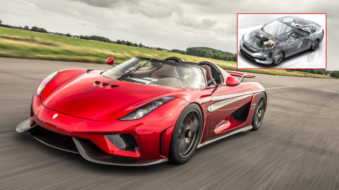 Co mají společného Koenigsegg Regera a „obyčejná” Honda Accord?