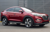 Hyundai Tucson Coupe by mohl být zajímavým konkurentem SUV-kupé Škody (ilustrace)