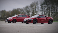 Honda Civic Type-R ve sprintu pokořila NSX. Je to ale trochu levárna (video)