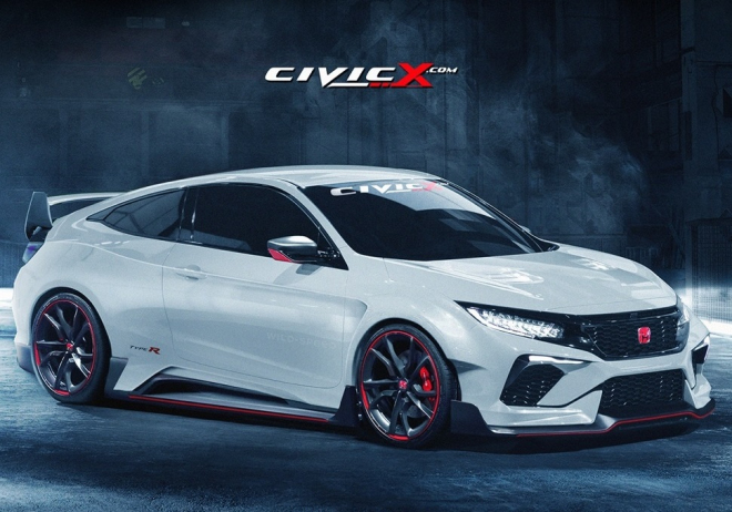 Honda Civic Coupe Type-R láká, vznikne ale? (ilustrace)