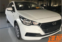 Hyundai Accent 2017 nafocen bez kamufláže, vypadá agresivněji