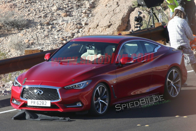 Infiniti Q60 Coupe předčasně odhaleno, přistihli jej při oficiálním focení