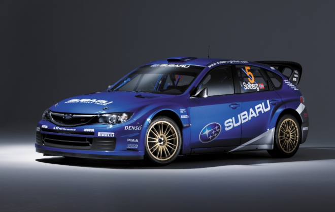 Subaru představilo nový rally speciál Impreza WRC 2008