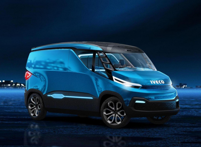 Iveco Vision: koncept futuristické dodávky sám rozpozná a upevní náklad