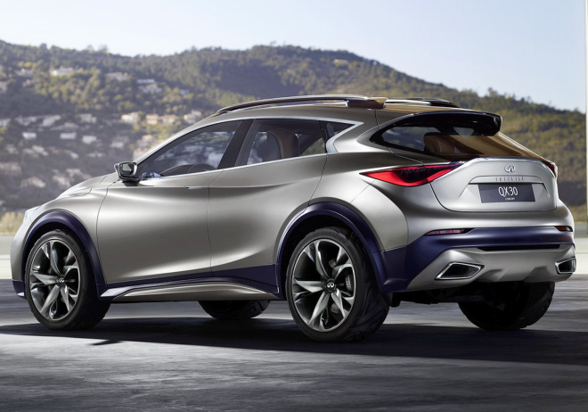 Infiniti QX30 na první pořádné fotce, malé SUV stojí na základech Q30