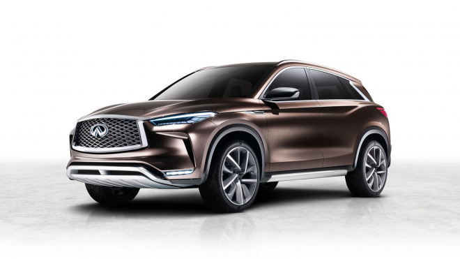 Nové Infiniti QX50 je venku jako „koncept”, přepřahá na přední pohon