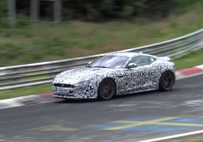 Jaguar F-Type S 2017: facelift natočen na Ringu, možná přinese i čtyřválec (video)