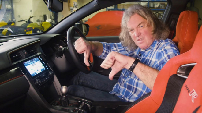 James May otestoval Hondu Civic Type-R, svéráznou recenzí najel na moderní styl