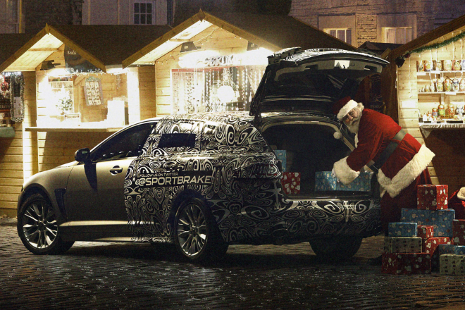 Santa Claus letos vymění sáně za XF Sportbrake, alespoň podle Jaguaru
