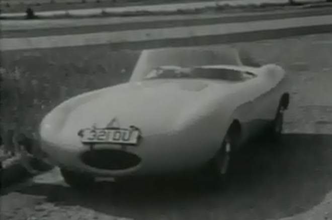 Jaguar E1A: skoro neznámý protoyp slavného E-Type na historických záběrech (video)