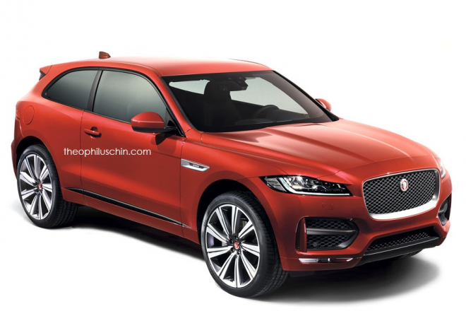 Co byste řekli SUV na Jaguar F-Pace ve stylovější třídveřové verzi? (ilustrace)