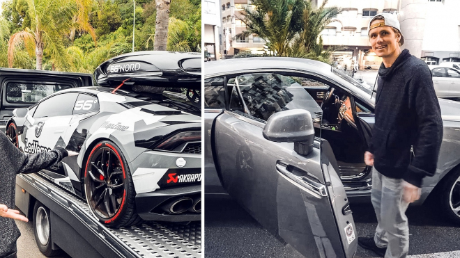 Jon Olsson opravdu přesedlal na Rolls-Royce. Podívejte se, jak ho kupoval (videa)